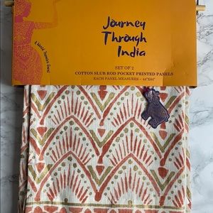 Journey Through India curtain panels